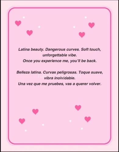 (818)690-1626 is Latinoand offers nuru massages, asian massage, bodyrubs in Los angeles and available for incall on rubrankings Hello I am back catch me while you can, and you won't regret it 💕

Screenshot image of the lady you want- 

Fbsm table 
15 min Fbsm 150$
20 min fbsm 180$
30 min fbsm 240

Upgrades AVAILABLE 
Milking table 
15 min 180$
25 min 260-300$ ( DEPENDING ON PROVIDER

NORTH HOLLYWOOD 📍
