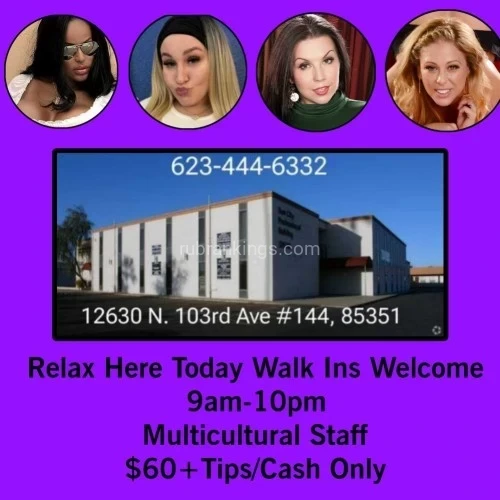 (623)444-6332 is Latinoand offers nuru massages, asian massage, bodyrubs in Phoenix and available for incall on rubrankings Come Get A Taste of This Sweet~N~Spicy Brazilian Treat. Thick and Juicy In All The Right Places.
I am reserved for those who love to indulge in life’s rare treats.
You will absolutely adore my lovely personality, my figure and my flirtatious smile.
I have nice eyes, beautiful hair and smooth skin. It is my passion to please and pamper you as I absolutely love every minute of it.
Always a lady and never in a hurry,
My goal is to provide you an atmosphere of fun, relaxation and satisfaction at its best leaving you you with a Permanent Smile.

Im Available Today 9am-10pm.
Call To Make An Appointment or Walk -In And Ask For Me.
See You Soon.

✔Secret Spa✔
1**2**6**3**0** N**103rd Ave
Office #144
White 2 Story Bldg Behind AmPm
Office #144
(Hidden In the courtyard)

Very Private And Discreet
No Flashy Neon Signs
No Flashy Massage Signs

$300 Nude Fullbody Sensual Massage & More

CASH ONLY *cash only* CASH only