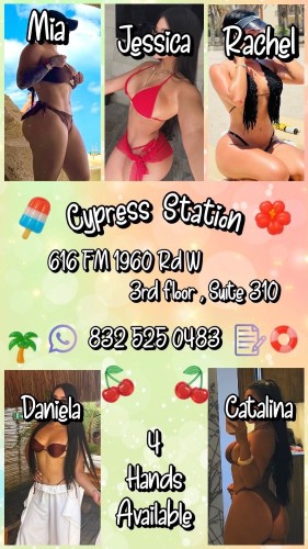 (832)525-0483 is Latinoand offers nuru massages, asian massage, bodyrubs in Houston and available for incall on rubrankings Gorgeous Latina here to please! 

616 FM 1960 Rd W
⏰ 10:00-6:30

 60 min – $120
90 min – $180
(Tips always welcome )

- Cash & Card Accepted
-Additional Services and accommodations to be discussed IN PERSON at time of appointment, price DOES NOT include additional requests.

-Walk-ins welcome!
-No vulgar text or explicit questions