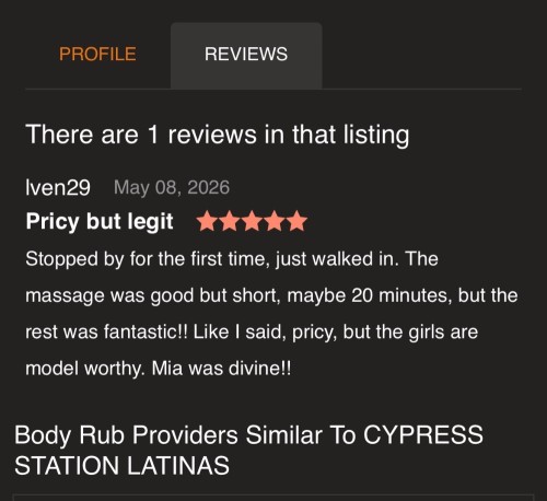 (832)322-2148 is Latinoand offers nuru massages, asian massage, bodyrubs in Houston and available for incall on rubrankings Feeling knotty? ?
Let our hands cast a spell on your tension.
? You relax — we’ll bring the magic.
Just don’t blame us if you fall under our spell!✨

? 616 FM 1960 Rd, W.
(Inside CHASE bank building)

? 60 min – $120
?‍♂️ 90 min – $180
(Tips always welcome ?)

? Cash & Card Accepted
? Additional Services and accommodations to be discussed at time of appointment ?

? Walk-ins welcome — if you dare ?