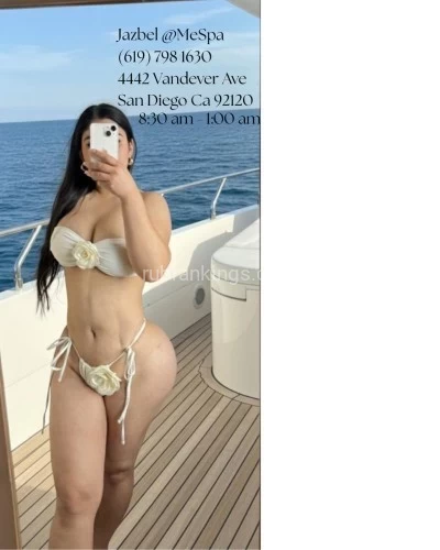 (619)798-1630 is Latinoand offers nuru massages, asian massage, bodyrubs in San diego and available for both on rubrankings Hi my love, I’m Jazbel ? Let my hands tease away your tension slow, warm, and tailored to make you feel indulged, pampered, and wanting just a little more.??Speak English / speak Spanish +1 (619) 798-16304442 Vandever Ave San Diego Ca, 92120?$70 for massage. Cash only.?